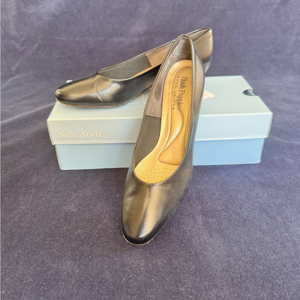 Soft Style Black Heels Elegant Design